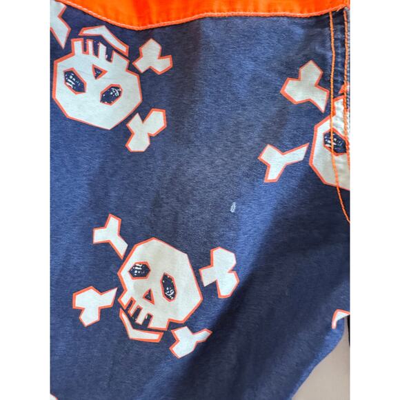 Boys' Place 1989 Skull Print Swim Trunks - Size Large (10-12) - Picture 8 of 8
